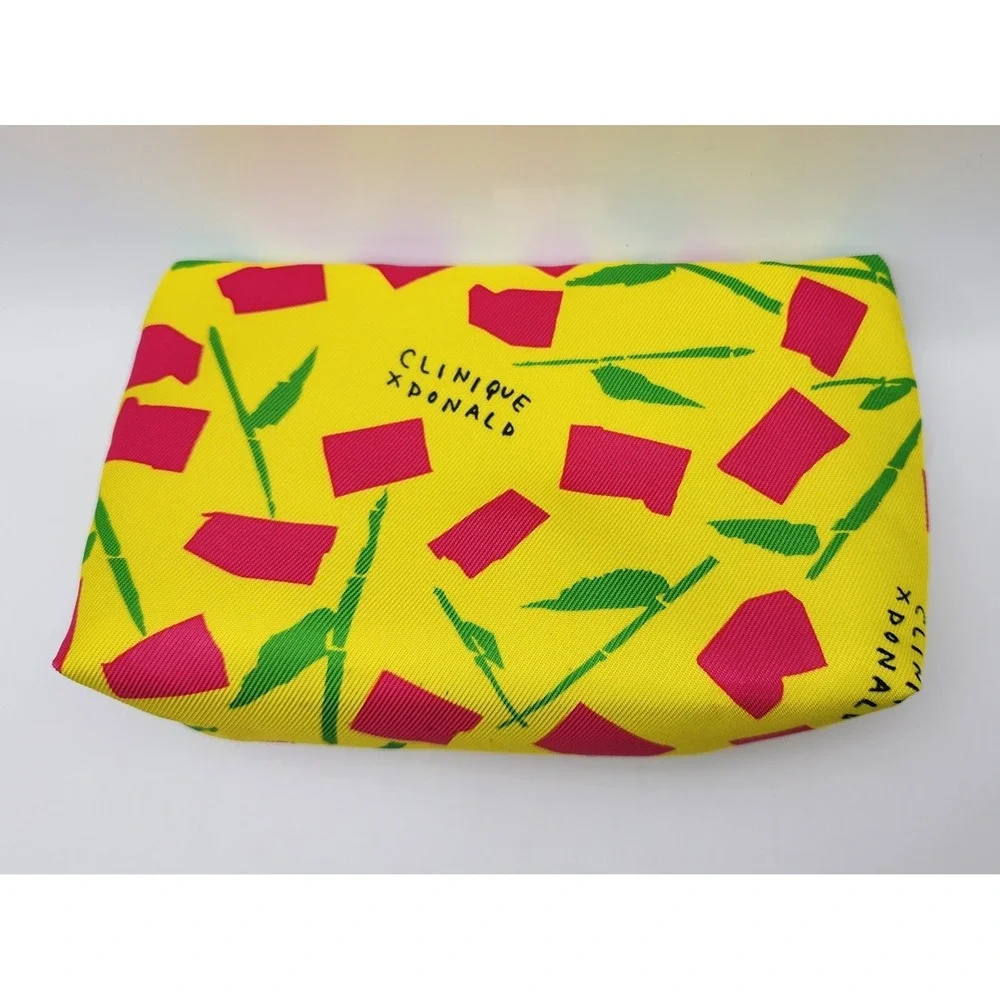 Vintage clinique makeup bag NWT Geometric pattern‎